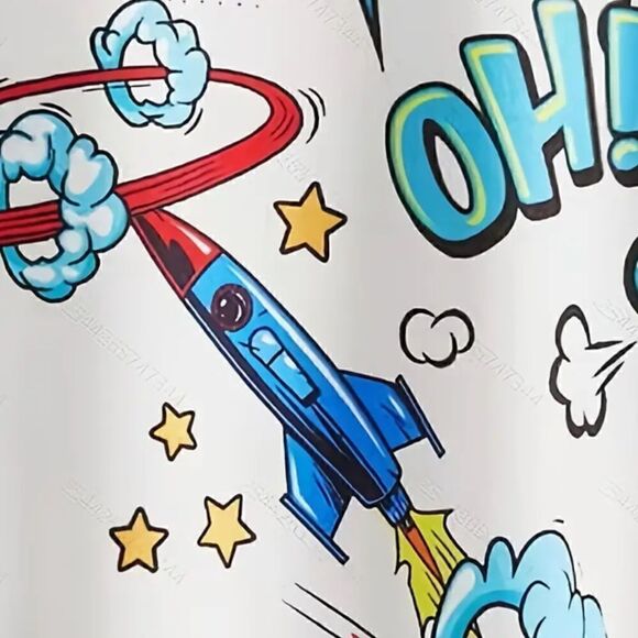 NEW! Kids Fun Graphic Cartoon Print Short Sleeve T Shirt Funny Super Hero - Picture 3 of 5